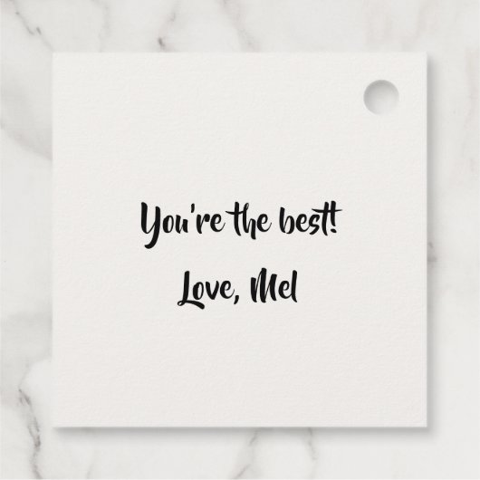 母の日1回目かわいい母さパーソナライズされたん フェイバータグ (裏面)