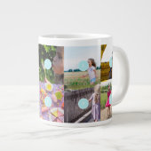 母の日10写真コラージュマグ ジャンボコーヒーマグカップ (正面右)