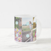 母の日10写真コラージュマグ フロストグラスマグカップ (正面右)