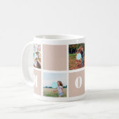 母の日10写真母コラージュマグ コーヒーマグカップ (正面左)