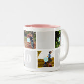 母の日10写真母コラージュマグ ツートーンマグカップ (正面右)