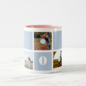 母の日10写真母コラージュマグ ツートーンマグカップ (中央)