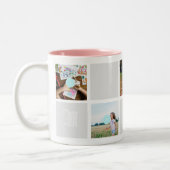 母の日10写真母コラージュマグ ツートーンマグカップ (左)