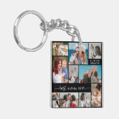 母の日11写真コラージュ最高のマー キーホルダー (正面左)