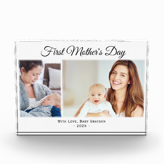 母の日2つのフォトブロック フォトブロック (正面)