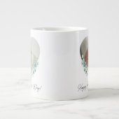 母の日2写真フローラハート ジャンボコーヒーマグカップ (正面)