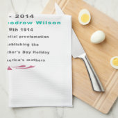 母の日2014年- 100年のお祝い キッチンタオル (四つ折り)