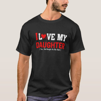 母の日2022私は私の娘を愛してい買る Tシャツ