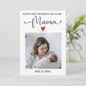 母の日2025年新母のカード 招待状 (スタンド正面)