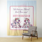 母の日2ndユニコーンをテーマにした タペストリー (インサイチュ)