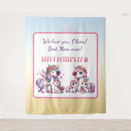 母の日2ndユニコーンをテーマにした タペストリー