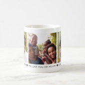 母の日3写真コーヒーマパーソナライズされたグ コーヒーマグカップ (中央)