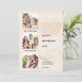 母の日3写真抽象芸術編モダン集可能 シーズンカード (スタンド正面)