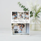 母の日4フォトコラージポストカード シーズンポストカード (スタンド正面)
