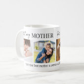 母の日4写真コラージュ コーヒーマグカップ (正面左)