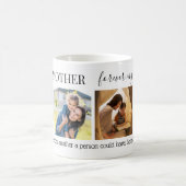 母の日4写真コラージュ コーヒーマグカップ (中央)