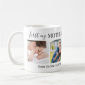 母の日4写真コラージュ コーヒーマグカップ (左)