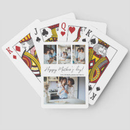 母の日4写真コラージュ トランプ