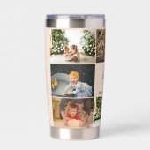 母の日8写真コラージュ母最高のは今まで 保温保冷タンブラー (正面)