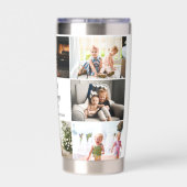母の日8写真コラージュ母最高のは今まで 保温保冷タンブラー (背面)