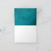 母の日-あなたの写真を加えて下さい-青いファンタジー カード (内部)