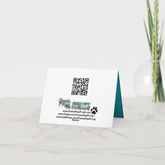 母の日-あなたの写真を加えて下さい-青いファンタジー カード (裏面)