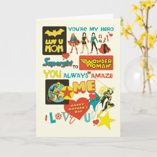 母の日|あなたは カード (黄色い花)