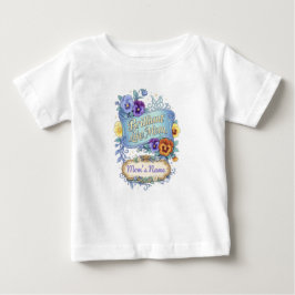 母の日 - お母さんのように輝く ベビーTシャツ