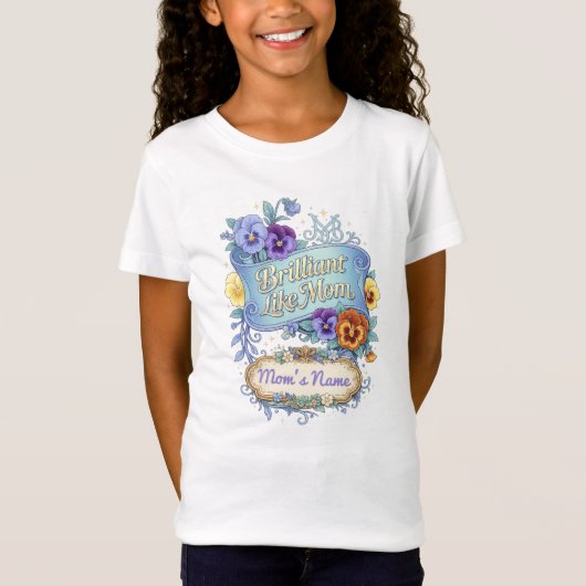 母の日 - お母さんのように輝く Tシャツ (正面)