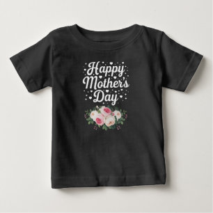 母の日 お花 フラワー ギフト お母さん 妻 祖母 プレゼント ベビーTシャツ