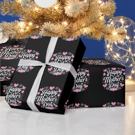 母の日 お花 ママ ばあば プレゼント ラッピングペーパー (クリスマス)