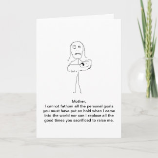 母の日、すべてへの感謝 サンキューカード