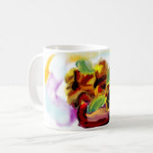 母の日+の+ひまわり コーヒーマグカップ (正面左)