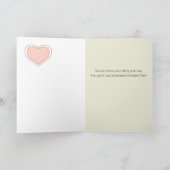 母の日-アメリカとアメリカの両レトロの自転車の花 カード (内部)