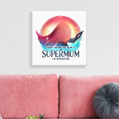 母の日 オフィスギフト Supermum AIアート  キャンバスプリント (インサイチュ (リビング))