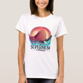 母の日 オフィスギフト Supermum AIアート Tシャツ (正面)