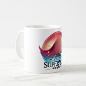 母の日 オフィス ギフト Supermum AI アート コーヒーマグカップ (正面左)