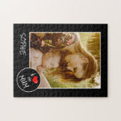 母の日、カスタム写真 – パーソナライズされた ジグソーパズル (横)