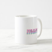 母の日 カスタム キッズ 名前 MAMA ギフト コーヒーマグカップ (正面右)