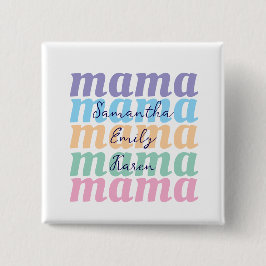 母の日 カスタム キッズ 名前 MAMA ギフト 缶バッジ
