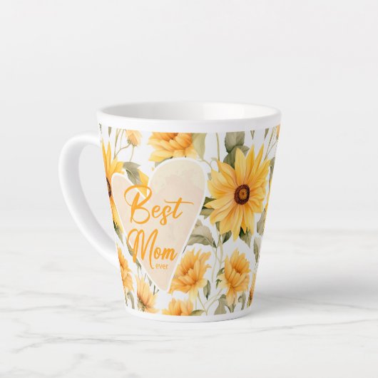 母の日 カフェラテマグ (左アングル)