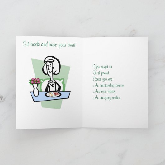 母の日 カード (内部)