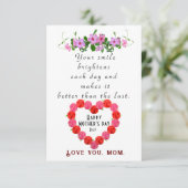 母の日 カード (スタンド正面)