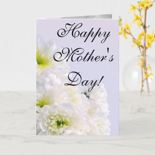 母の日 カード (黄色い花)