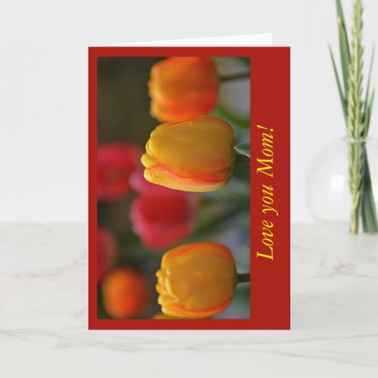 母の日 カード (正面)