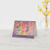 母の日 カード (黄色い花)