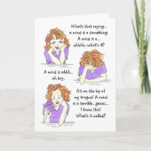 母の日 カード (正面)