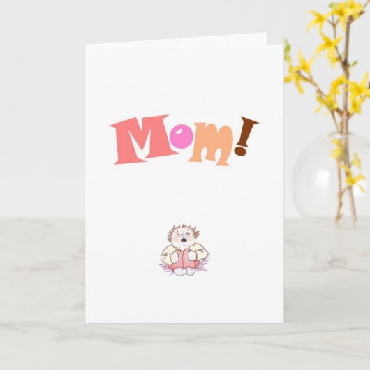 母の日 カード (黄色い花)