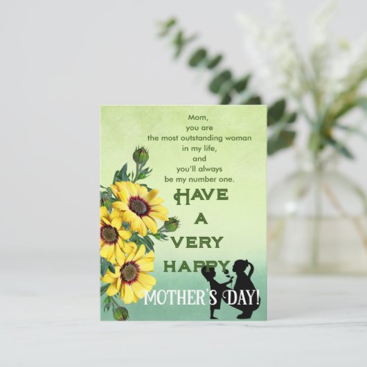 母の日 カード (スタンド正面)