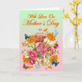 母の日 カード (黄色い花)